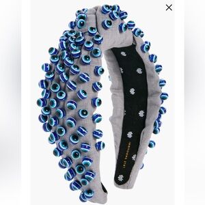 Designer evil eye headband by Lele Sadoughi